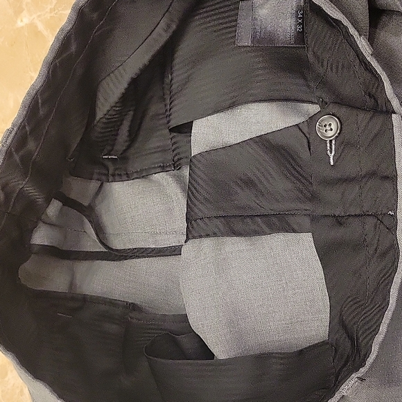 Hagar Men's Gray Twill Dress Slacks, 33x32 - Picture 14 of 16